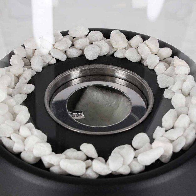 Laisvai pastatoma stalinė biokuro krosnelė, vertikali, be dūmų