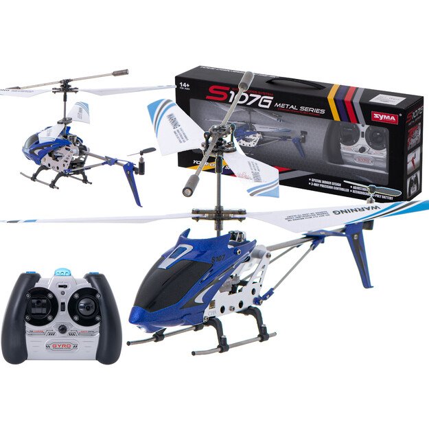 SYMA S107G RC sraigtasparnis mėlynos spalvos