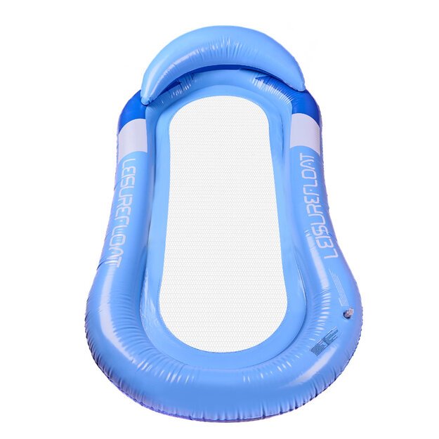 Pripučiamas baseino čiužinys su tinkleliu mėlynas
