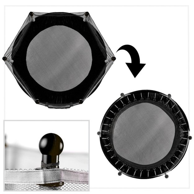 Batutas namų sodui vaikams kamuolio tinklas 140 cm 55 colių žalias