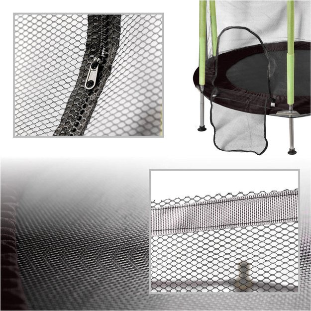 Batutas namų sodui vaikams kamuolio tinklas 140 cm 55 colių žalias