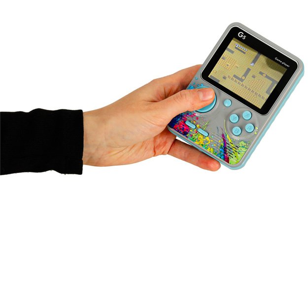 Retro mini ne&scaron;iojamoji žaidimų konsolė