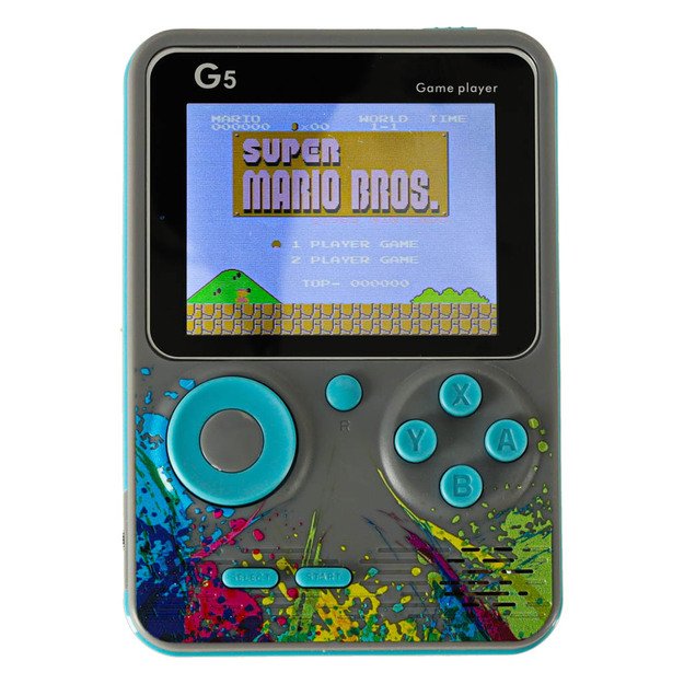 Retro mini ne&scaron;iojamoji žaidimų konsolė