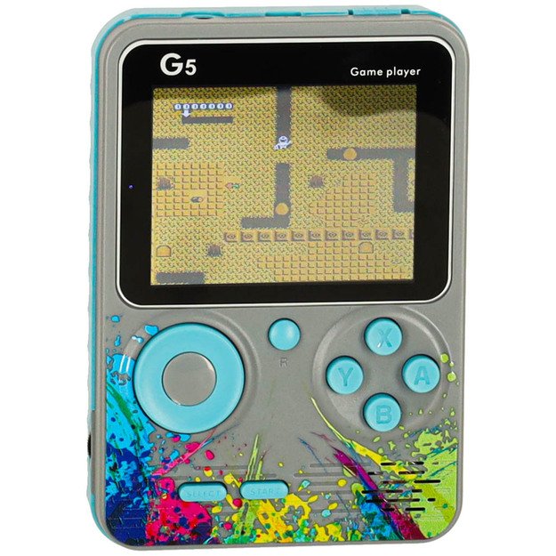 Retro mini ne&scaron;iojamoji žaidimų konsolė