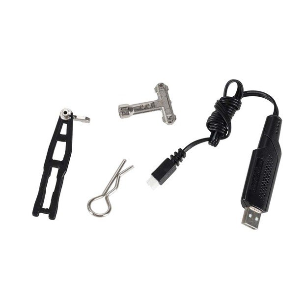 RC automobilis Q901 be&scaron;epetėlinis 1:16 2.4G 4CH 52km/h raudonas