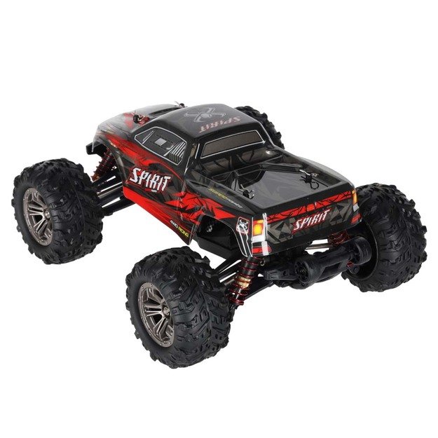 RC automobilis Q901 be&scaron;epetėlinis 1:16 2.4G 4CH 52km/h raudonas