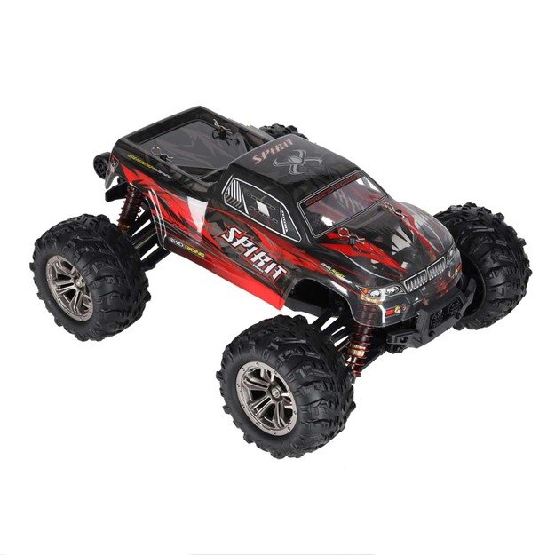 RC automobilis Q901 be&scaron;epetėlinis 1:16 2.4G 4CH 52km/h raudonas