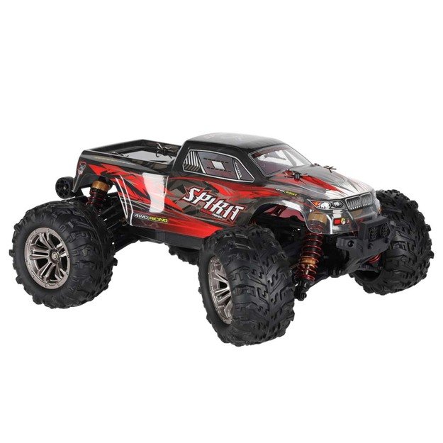 RC automobilis Q901 be&scaron;epetėlinis 1:16 2.4G 4CH 52km/h raudonas