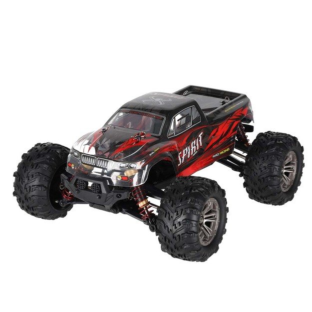 RC automobilis Q901 be&scaron;epetėlinis 1:16 2.4G 4CH 52km/h raudonas