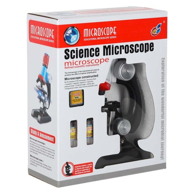 Vaikiškas / Žaislinis mikroskopas su priedais