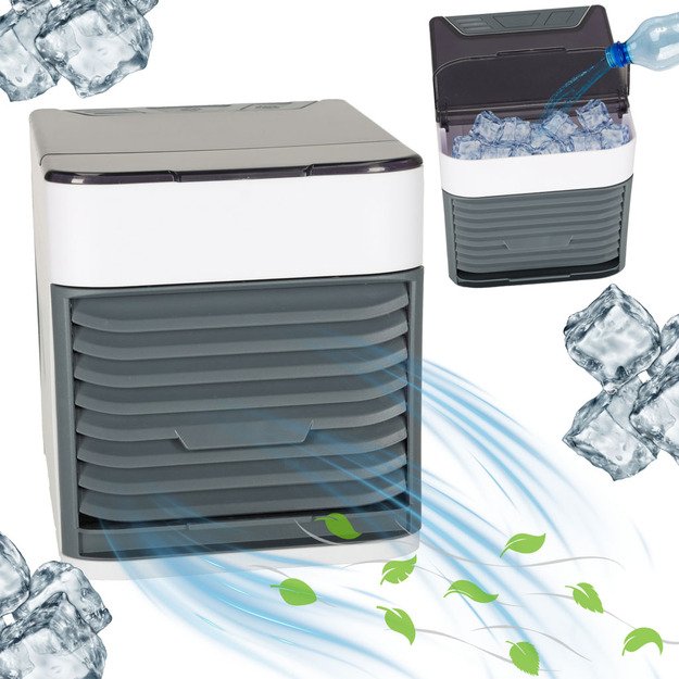 Stalo oro kondicionierius mini ne&scaron;iojamas ventiliatorius USB