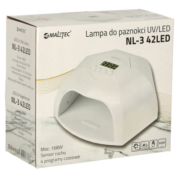 UV LED nagų lempa NL-3 42LED