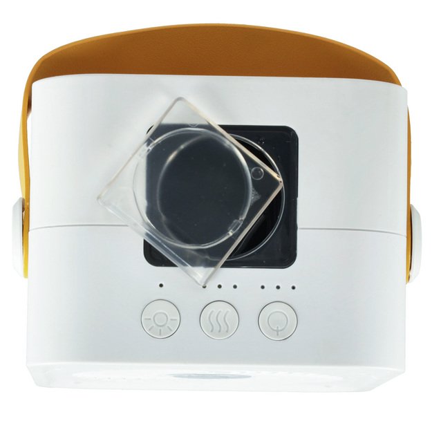 Oro kondicionierius ne&scaron;iojamas stalinis ventiliatorius drėkintuvas 3in1 USB baltas