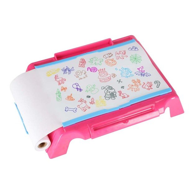 Projektoriaus pie&scaron;imo stalo kortelė rožinės spalvos