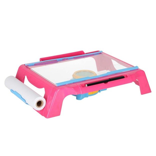 Projektoriaus pie&scaron;imo stalo kortelė rožinės spalvos