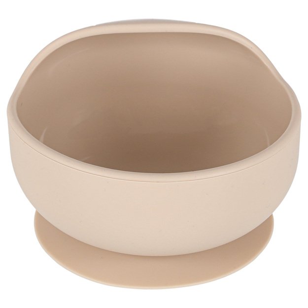 Silikoniniai kūdikių indai kūdikis krabas 9 vienetų rinkinys smėlio spalvos