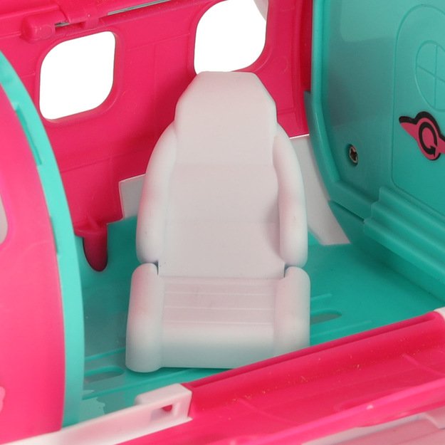 Sulankstomos lėlės lėktuvo stiuardesės reikmenys