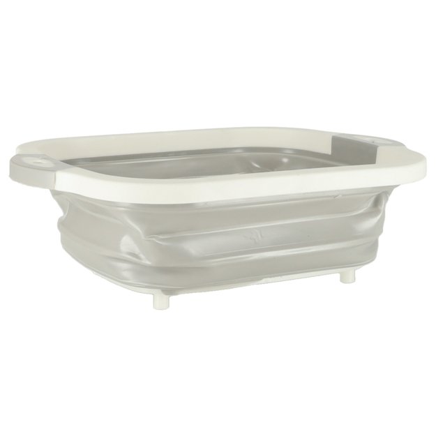 Silikoninis sulankstomas dubuo su nutekamuoju vandeniu pjaustymo lenta kelioninis kriauklės nusausintuvas