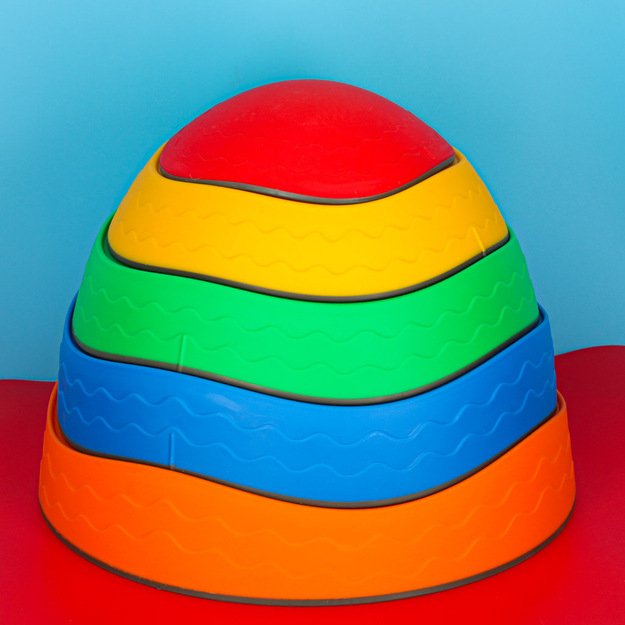 Sensorinis takas upės akmenys balanso mokymo grindys yra lava žaisti 5vnt