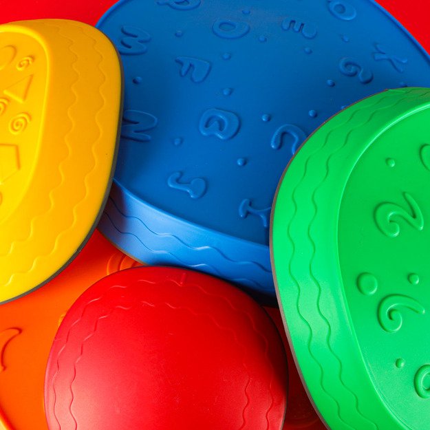 Sensorinis takas upės akmenys balanso mokymo grindys yra lava žaisti 5vnt