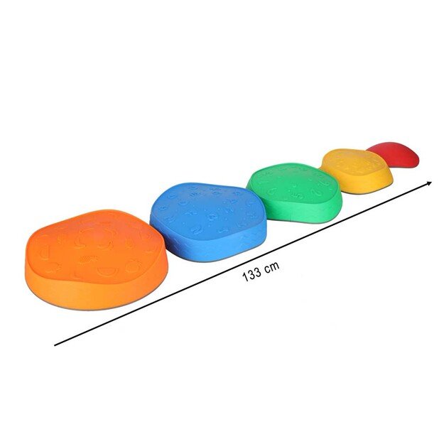 Sensorinis takas upės akmenys balanso mokymo grindys yra lava žaisti 5vnt