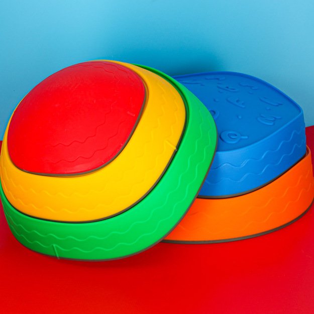 Sensorinis takas upės akmenys balanso mokymo grindys yra lava žaisti 5vnt