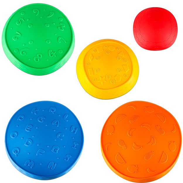 Sensorinis takas upės akmenys balanso mokymo grindys yra lava žaisti 5vnt