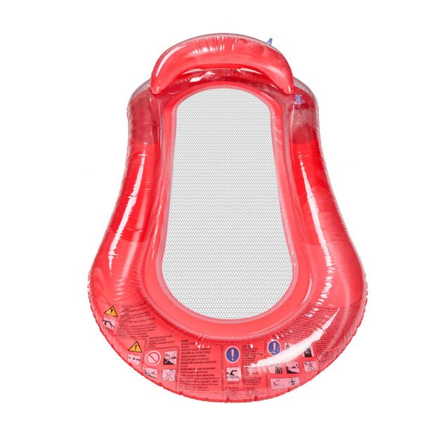 BESTWAY 43103 pripučiamas baseino čiužinys su tinkleliu raudonas