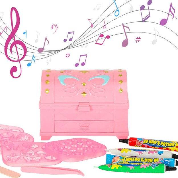 Kūrybinis karoliukų pakabukas papuo&scaron;alų gaminimo rinkinys magi&scaron;ka dėžutė UV