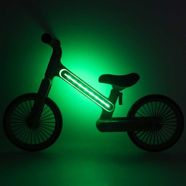 Trike Fix Glow LED neoninės žalios spalvos krosinis dviratis