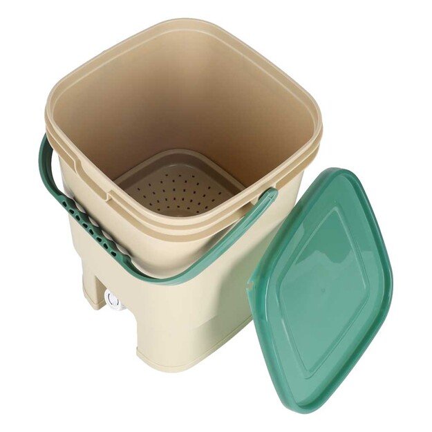 LUARO buitinis komposteris 15 l komposto dėžė virtuvės atliekoms