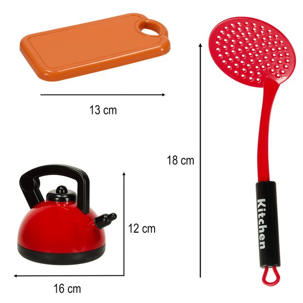 Vaiki&scaron;kas maisto gaminimo rinkinys, virtuvės reikmenys, virtuvės aksesuarai, 35 elementų rinkinys