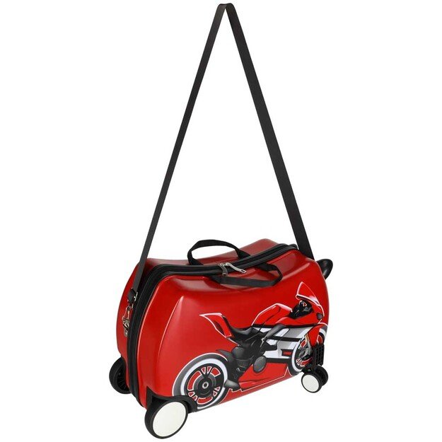 Vaiki&scaron;kas kelioninis lagaminas ant ratų rankinis bagažas motociklas