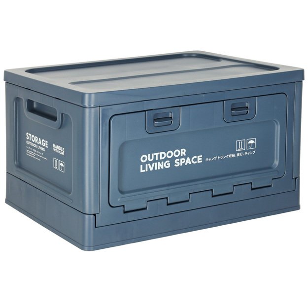 Bagažo organizatorius kempingo dėžė tamsiai mėlyna