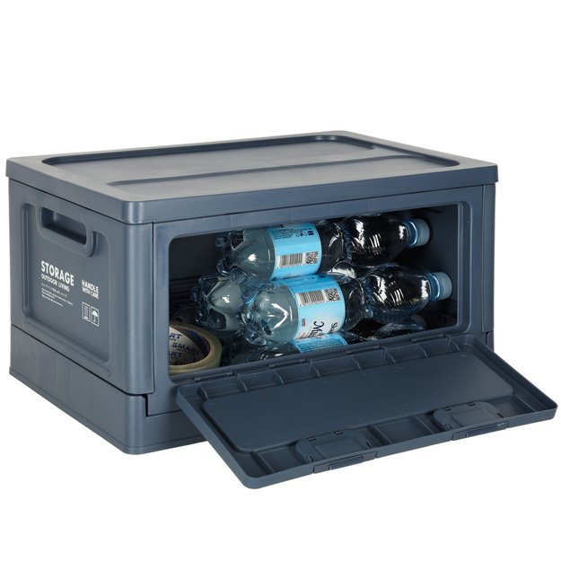 Bagažo organizatorius kempingo dėžė tamsiai mėlyna