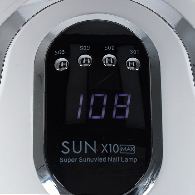 Nagų lempa Sun X10 UV 45 LED 280W manikiūro hibridai geliai