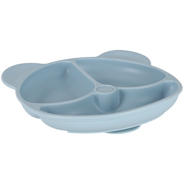 Silikoninių kūdikių indų rinkinys, 8 vnt., mėlynos spalvos