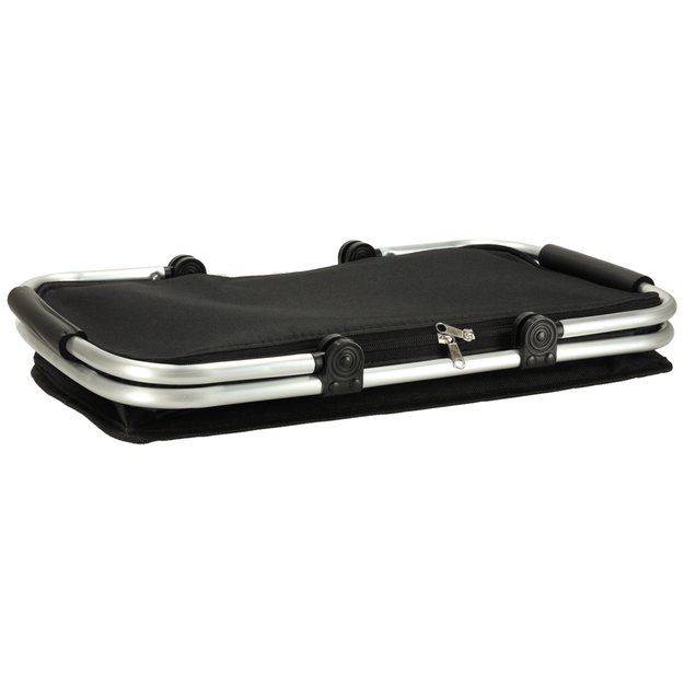 Termoizoliacinis sulankstomas i&scaron;kylų krep&scaron;ys juodas