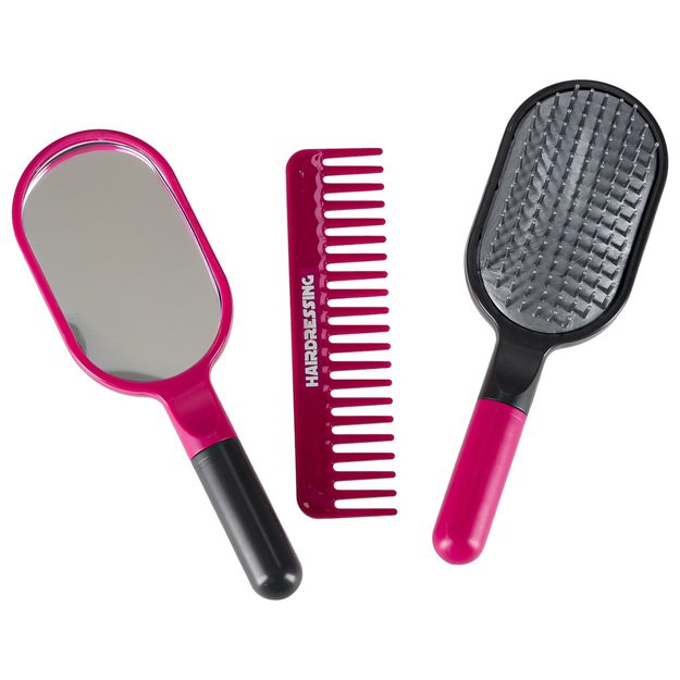 Kirpyklų rinkinys vaikams plaukų džiovintuvas plaukų tiesintuvas &scaron;viesos garsas 19 vnt.