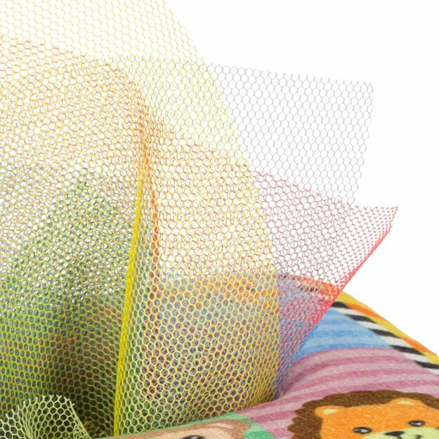 Sorteris audinių dėžutė jutiminis montessori pliu&scaron;iniai skaičiai raidės