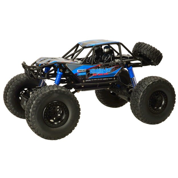 RC vikšrinis laipiojimo automobilis 1:10 4WD 48cm mėlynos spalvos