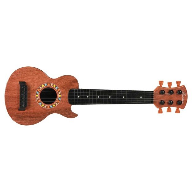 Klasikinė gitara vaikams medinė 6 stygų 18 colių 46,5 cm