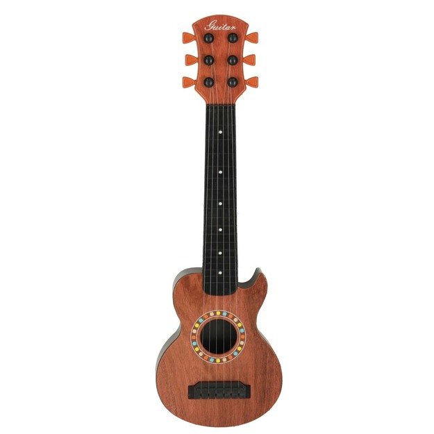 Klasikinė gitara vaikams medinė 6 stygų 18 colių 46,5 cm