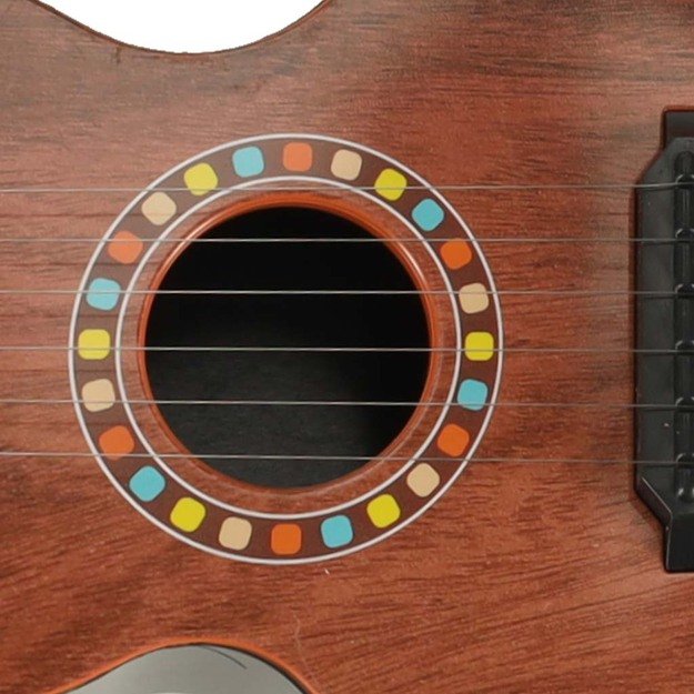 Klasikinė gitara vaikams medinė 6 stygų 18 colių 46,5 cm