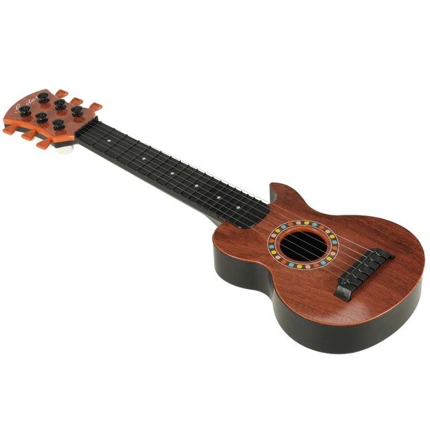 Klasikinė gitara vaikams medinė 6 stygų 18 colių 46,5 cm