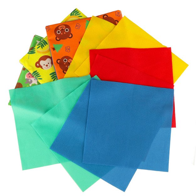 Sorteris sensorinių servetėlių dėžutė montessori kilimėlis 2in1