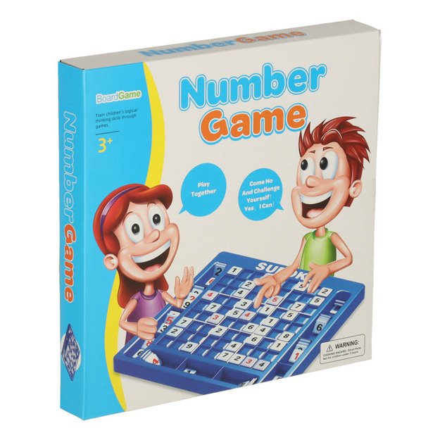 Sudoku numerių dėlionės žaidimas