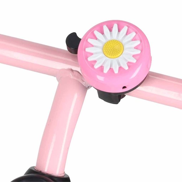 Trike Fix Balance krosinis dviratis su varpeliu rožinės spalvos