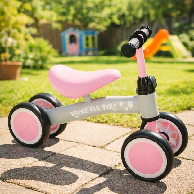 Trike Fix Mažytis krosinis triratukas rožinės spalvos
