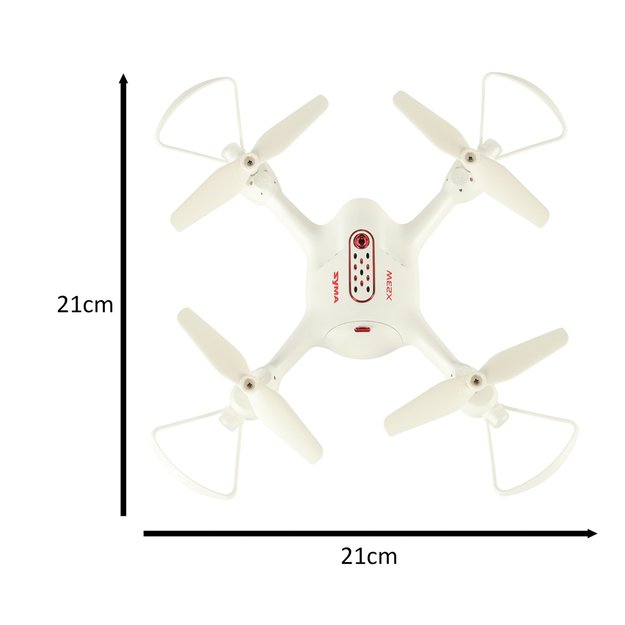 Syma X23W 2.4GHz 4CH FPV Wi-Fi baltas RC dronas